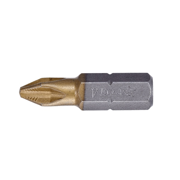 Vega Phillips Acr 2 Insert Bit x 1" Tin - 125P2CR-TI