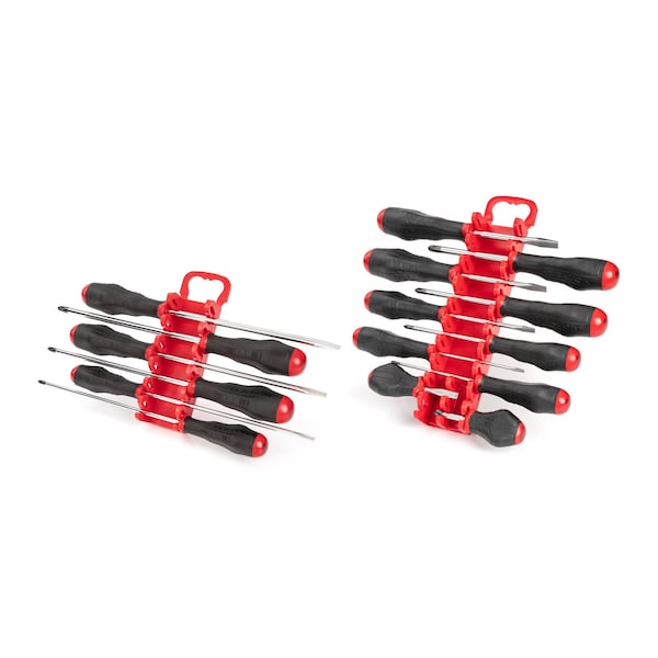 Tekton High-Torque Screwdriver Set, 16-Piece (#0-#3, 1/8-5/16 in.) - Holder - DRV43504