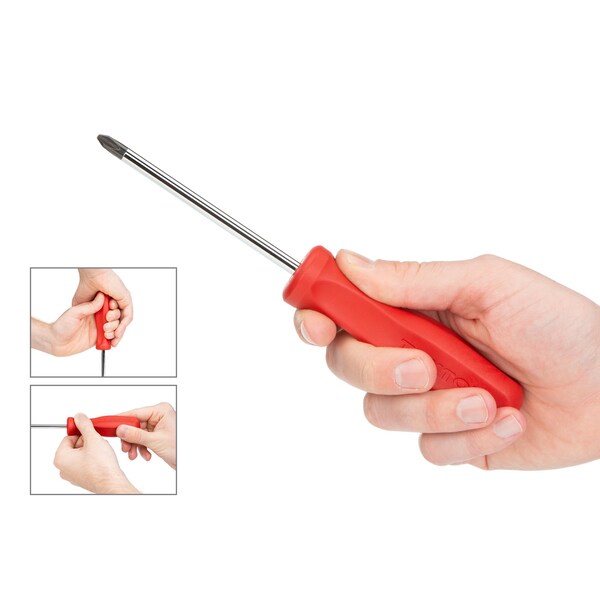 Tekton Hard Handle Screwdriver Set, 8-Piece (#0-#3, 1/8-5/16 in.) - DRV42017