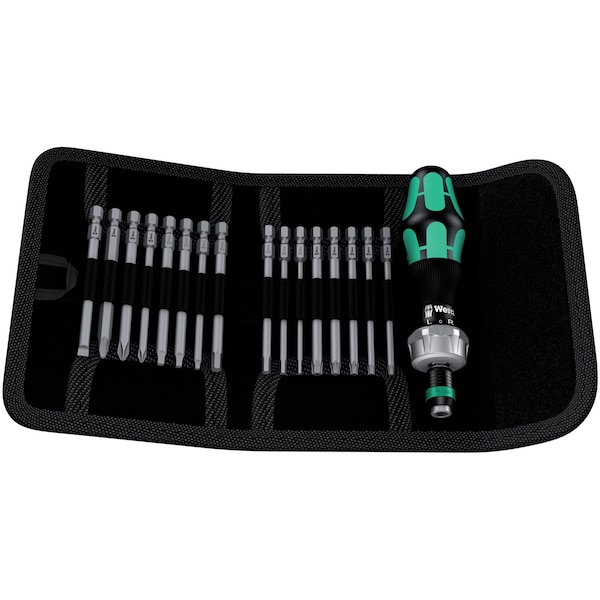 Wera KK 60 Ratcheting Power-Bit Screwdriver Set - 5051041001