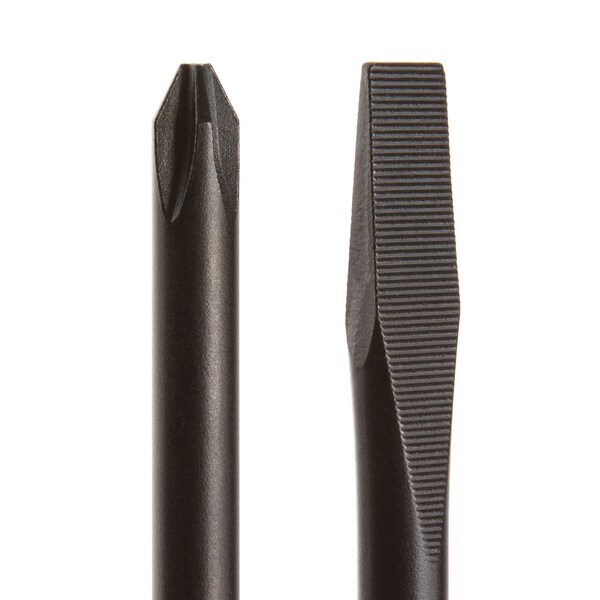 Tekton Hard-Handle Black Oxide Blade Screwdriver Set, 2-Piece (#2, 1/4 in.) - DRV40105