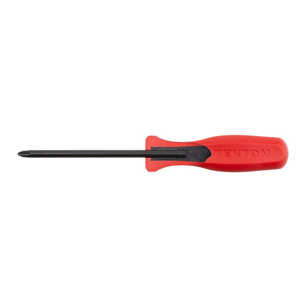 Tekton Hard-Handle Black Oxide Blade Screwdriver Set, 2-Piece (#2, 1/4 in.) - DRV40105