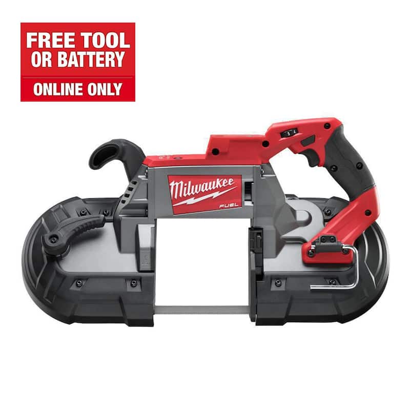 Sierra de cinta inalámbrica con tecnología Milwaukee M18 FUEL 18V de ion de litio sin escobillas de corte profundo (solo herramienta) - 2729-20.