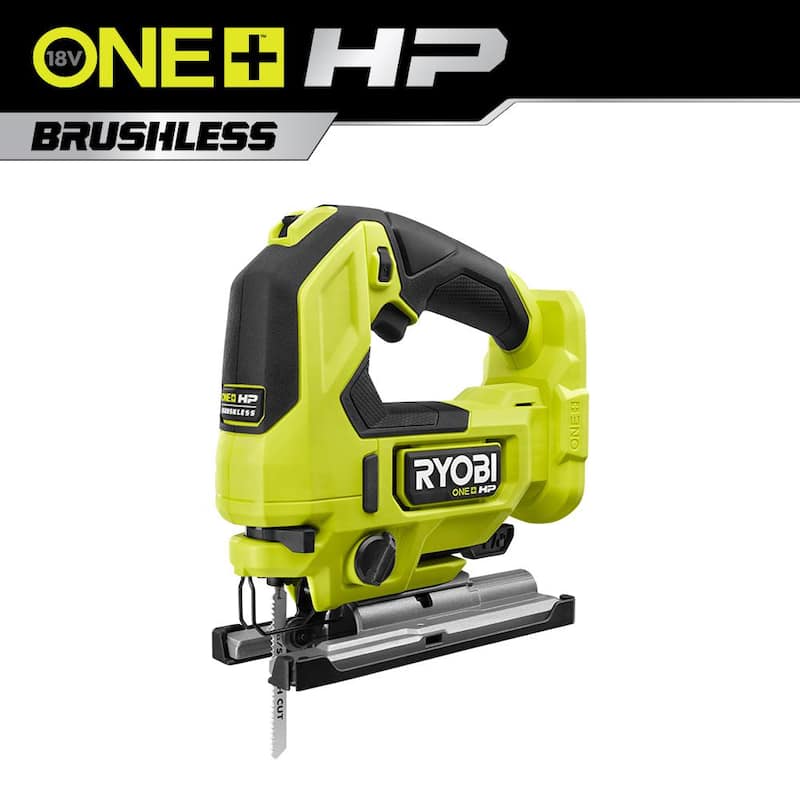 RYOBI ONE+ HP 18V Sierra de calar inalámbrica sin escobillas (Herramienta solamente) - PBLJS01B