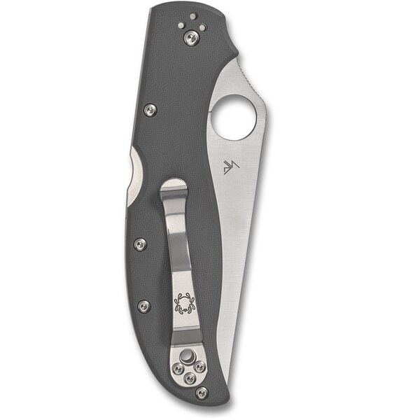 Spyderco 2024 Spyderco, Reveal 11, Strech 2 Xl Grey G-10 Cpm Cru-Wear - SPY-C258GPGYCW