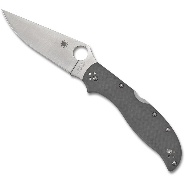 Spyderco 2024 Spyderco, Reveal 11, Strech 2 Xl Grey G-10 Cpm Cru-Wear - SPY-C258GPGYCW