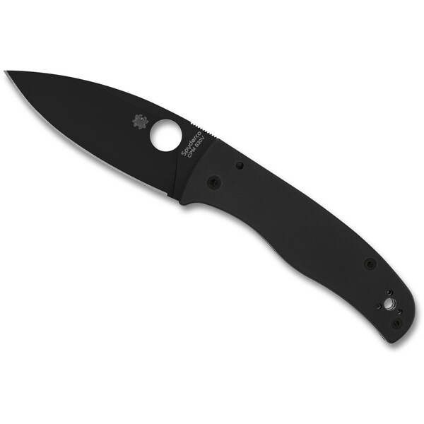 Spyderco 2024 Spyderco Reveal 14, Bodacious Black G-10 Black Blade, Plain Edge - SPY-C263GPBK
