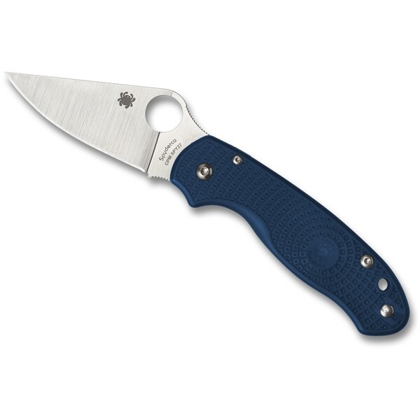 Spyderco 2024 Spyderco, Reveal V4, Para 3, Blue Frn, Cpm Spy27, Plain Edge - SPY-C223PCBL