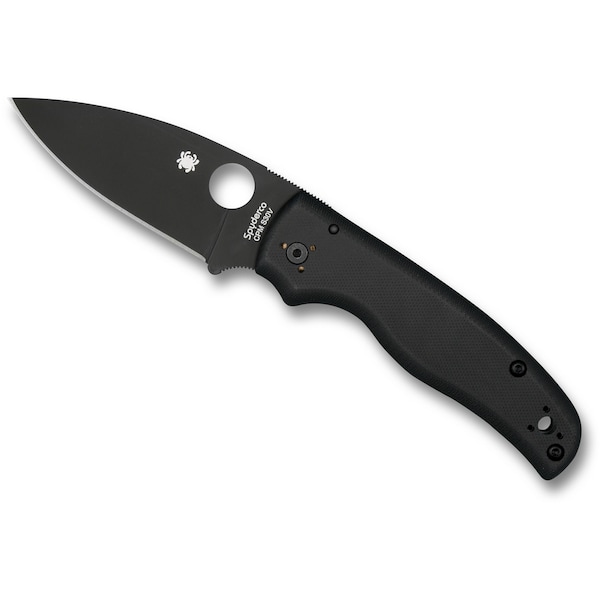 Spyderco 2024 Spyderco Shaman G-10 Black Black Blade Plain - SPY-C229GPBK
