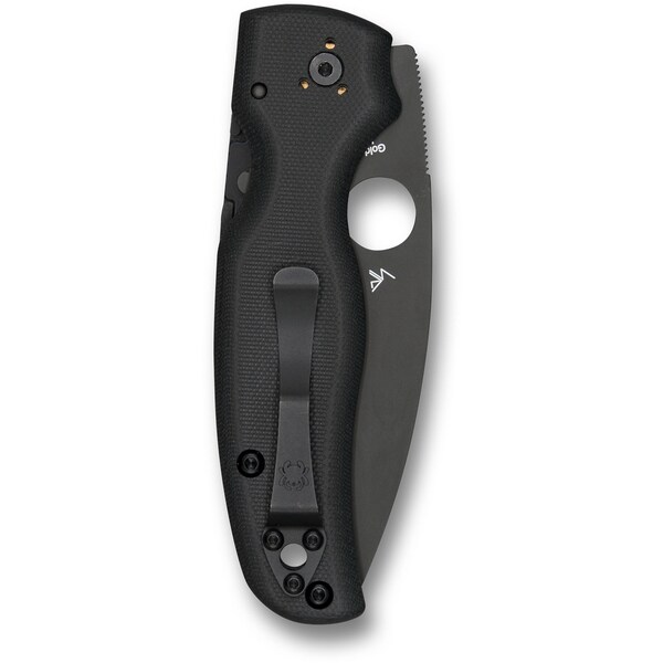 Spyderco 2024 Spyderco Shaman G-10 Black Black Blade Plain - SPY-C229GPBK
