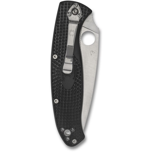 Spyderco 2024 Spyderco Reveal 8 Resilience, Lightweight Black, Plain - SPY-C142PBK