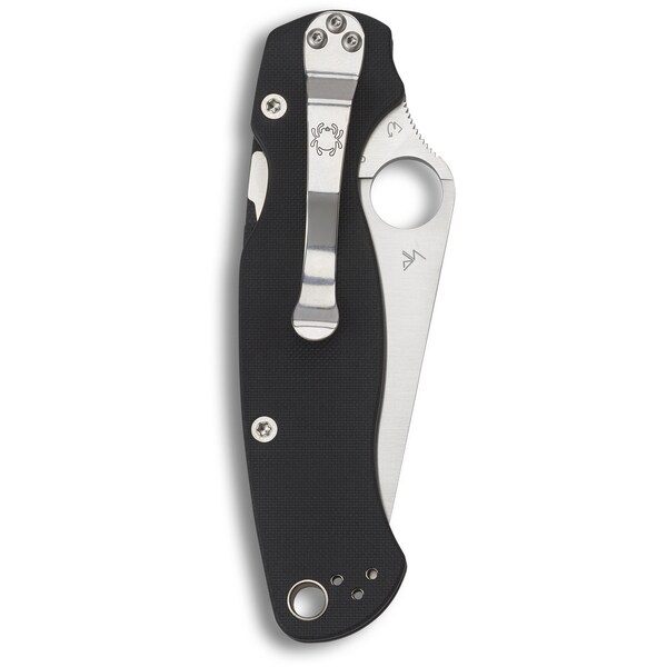 Spyderco 2024 Spyderco Para Military 2 G-10 Black Serrated - SPY-C81GS2