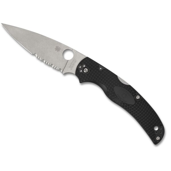 Spyderco 2024 Spyderco Reveal 13 Native Chief Black Lightweight, Combo Edge - SPY-C244PSBK