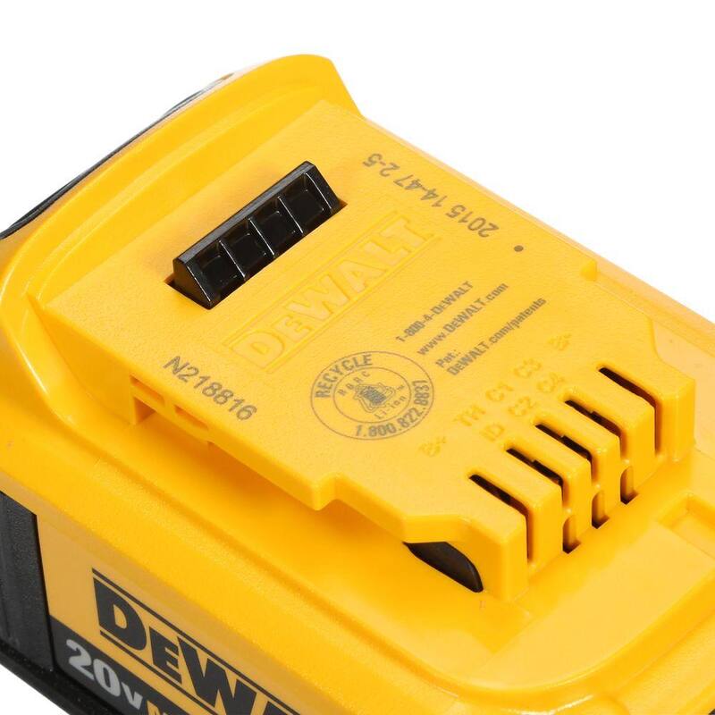 Sierra ingleteadora deslizante inalámbrica DEWALT 20V MAX de 7-1/4 pulgadas con (1) batería de 20V 4.0Ah - DCS361M1.