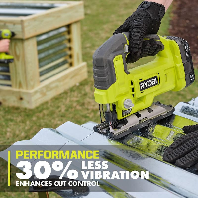 RYOBI ONE+ Sierra de calar inalámbrica de 18V (herramienta solamente) - PCL525B