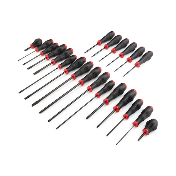 Tekton High-Torque Black Oxide Blade Screwdriver Set, 22-Piece (#0-#3, 1/8-5/16 in., T10-30) - DRV41219