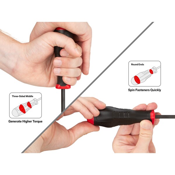 Tekton High-Torque Black Oxide Blade Screwdriver Set, 22-Piece (#0-#3, 1/8-5/16 in., T10-30) - DRV41219