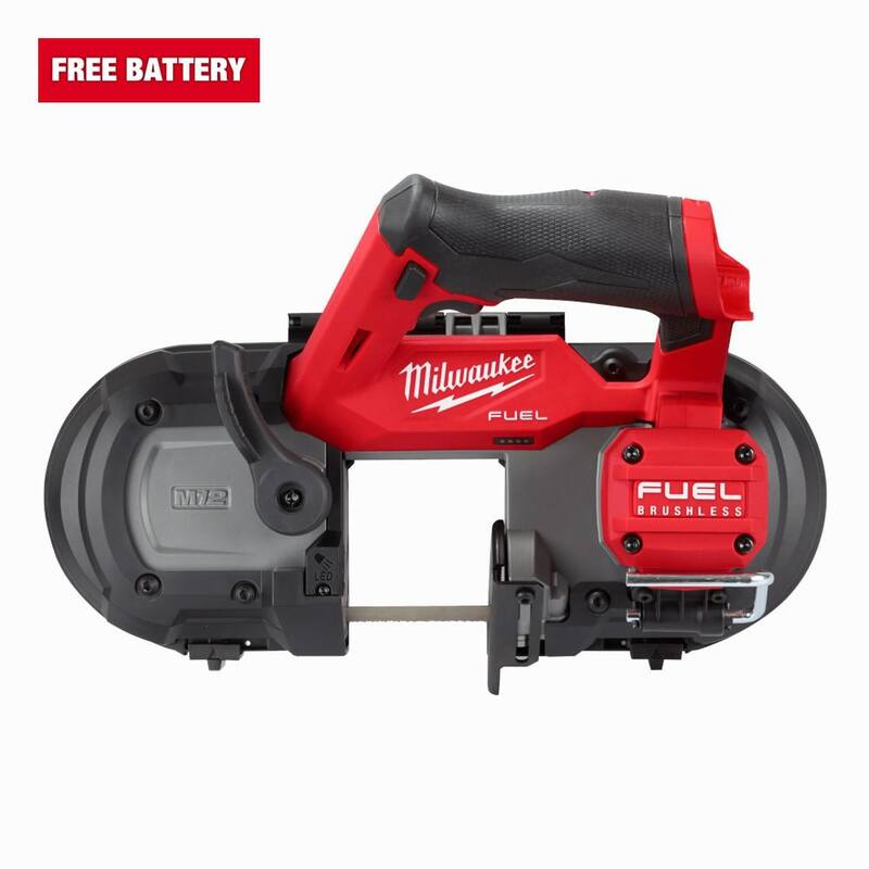 Sierra de cinta compacta inalámbrica Milwaukee M12 FUEL 12V de iones de litio (solo herramienta) - 2529-20