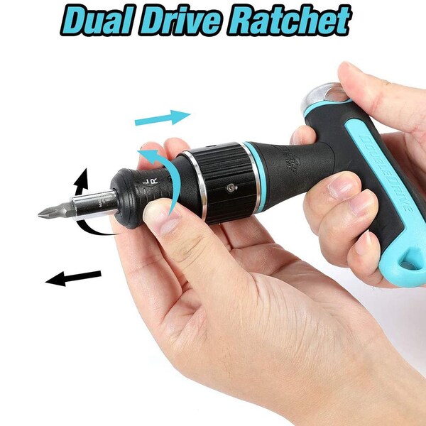Prime-Line Tee Handle Screwdriver and Nutdriver Set, 36 Piece, 2X Faster, Magnetic, 1 Set - DD65906