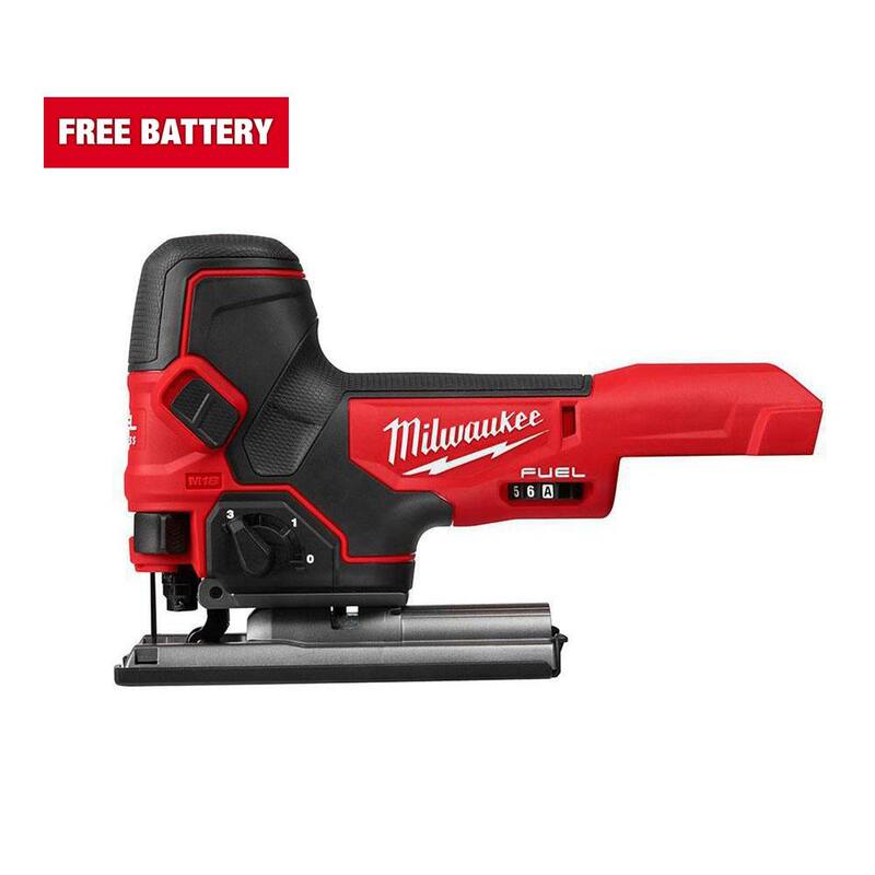 Sierra de calar inalámbrica Milwaukee M18 FUEL 18V de iones de litio sin escobillas con agarre en forma de barril (solo herramienta) - 2737B-20.
