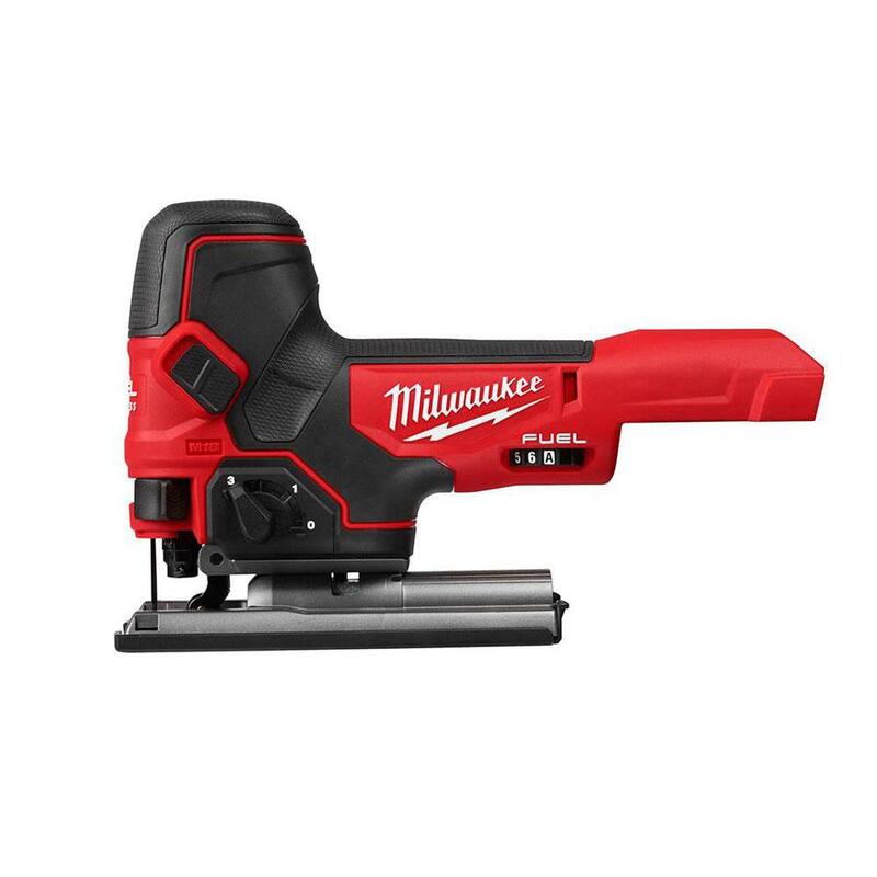 Sierra de calar inalámbrica Milwaukee M18 FUEL 18V de iones de litio sin escobillas con agarre en forma de barril (solo herramienta) - 2737B-20.