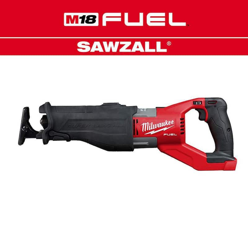 Milwaukee M18 FUEL 18V Sierra alternativa recíproca orbital inalámbrica sin escobillas Super SAWZALL de iones de litio (solo herramienta) - 2722-20