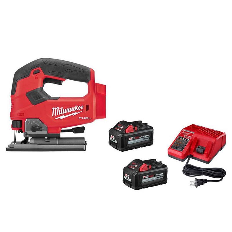 Sierra de calar inalámbrica sin escobillas Milwaukee M18 FUEL de 18 voltios con baterías de 6.0 Ah y cargador - 2737-20-48-59-1862S