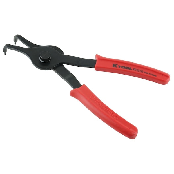 K-Tool International Snap Ring Plier, Bent Tip, 90 deg., 0.090" - KTI-55143