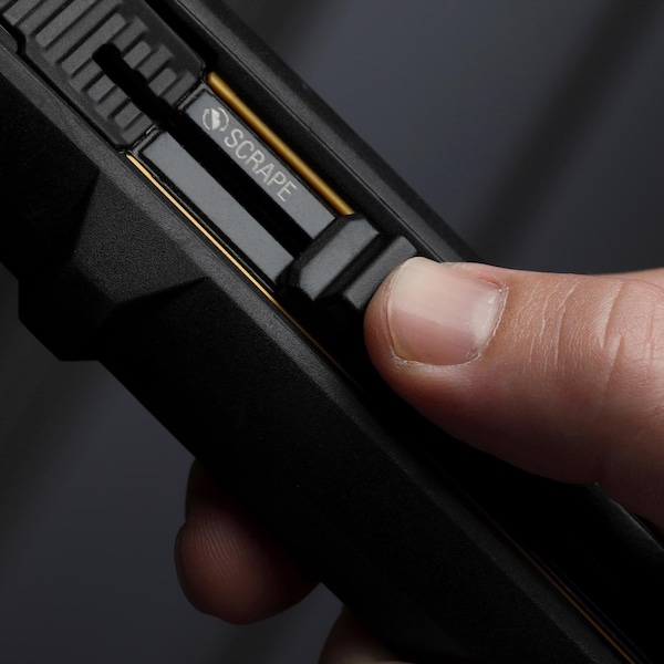 Toughbuilt 6.5" Sliding Scraper Utility Knife Black 1 pc - TB-H4S5-01-6BES