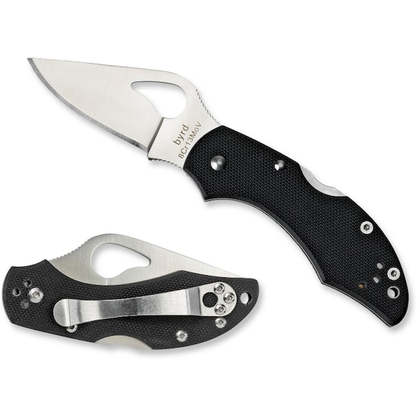 Spyderco 2024 Spyderco Robin 2 G-10 Black Plain - SPY-BY10GP2