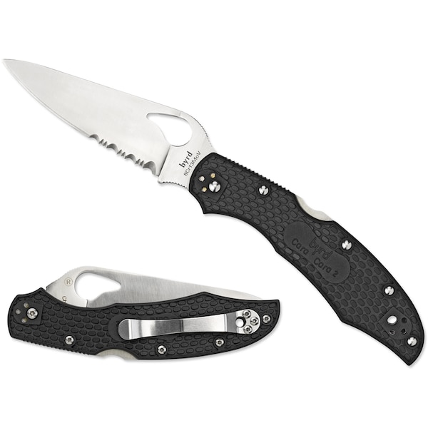 Spyderco 2024 Spyderco Cara Cara 2 Lightweight Black Combo - SPY-BY03PSBK2