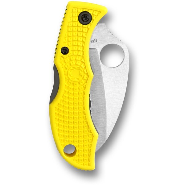 Spyderco 2024 Spyderco Ladybug 3 Salt Lightweight Yellow H1/Hawkbill Serrated - SPY-LYLS3HB