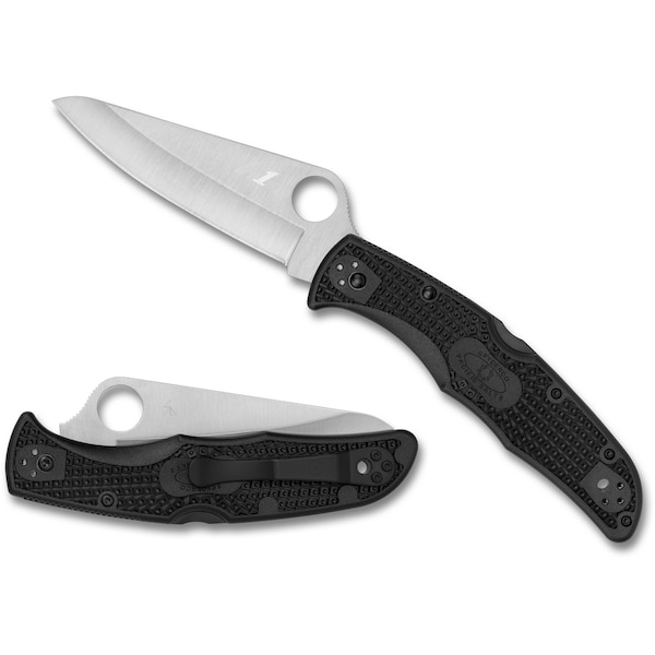 Spyderco 2024 Spyderco, Reveal V4, Pacific Salt 2, Black Frn, Plain Edge - SPY-C91PBK2