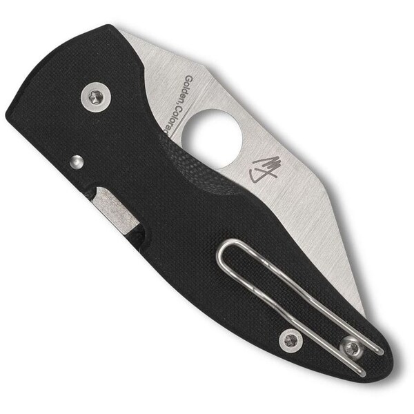 Spyderco 2024 Spyderco Reveal 13 Microjimbo Black G-10, Plain Edge - SPY-C264GP
