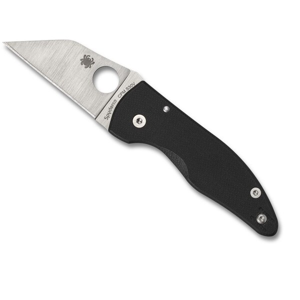 Spyderco 2024 Spyderco Reveal 13 Microjimbo Black G-10, Plain Edge - SPY-C264GP