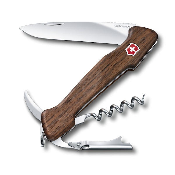 Swiss Army Brands 2024 Victorinox Wine Master With Leather Pouch Walnut 111Mm - VIC-0.9701.63