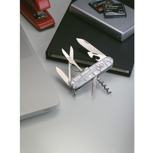Swiss Army Brands 2024 Victorinox 54754 Climber Silver Tech 91Mm - VIC-1.3703.T7-033-X1