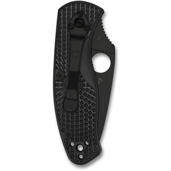 Spyderco 2024 Spyderco Reveal 9, Persistence Lightweight Black Blade, Plain Edge - SPY-C136PBBK