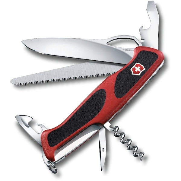 Swiss Army Brands 2024 Victorinox 0.9563.Mcus2 Rangergrip 79 Red / Black 130Mm - VIC-0.9563.MC-X2