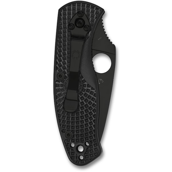 Spyderco 2023 Spyderco Reveal 9, Persistence Lightweight Black Blade, Combo Edge - SPY-C136PSBBK