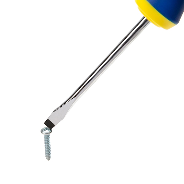 Estwing 3/16" x 4" Magnetic Slotted Tip Screwdriver with Ergonomic Handle - 42451-04