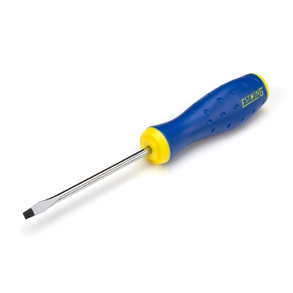 Estwing 3/16" x 4" Magnetic Slotted Tip Screwdriver with Ergonomic Handle - 42451-04