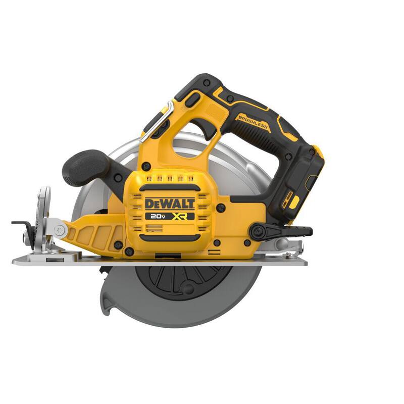 Sierra circular inalámbrica DEWALT de 20 voltios MAX de 7-1/4 pulgadas (Herramienta solamente) - DCS590B