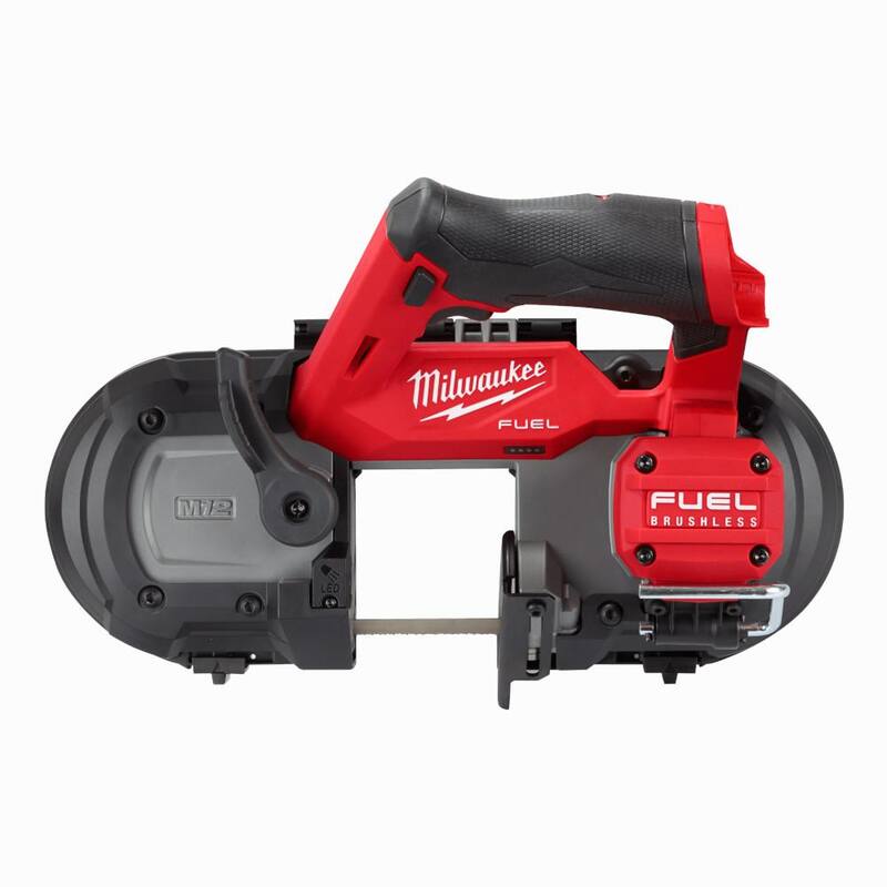 Milwaukee M12 FUEL 12V Sierra de Cinta Compacta Inalámbrica de Iones de Litio con Paquete de Batería XC 4.0 Ah - 2529-20-48-11-2440
