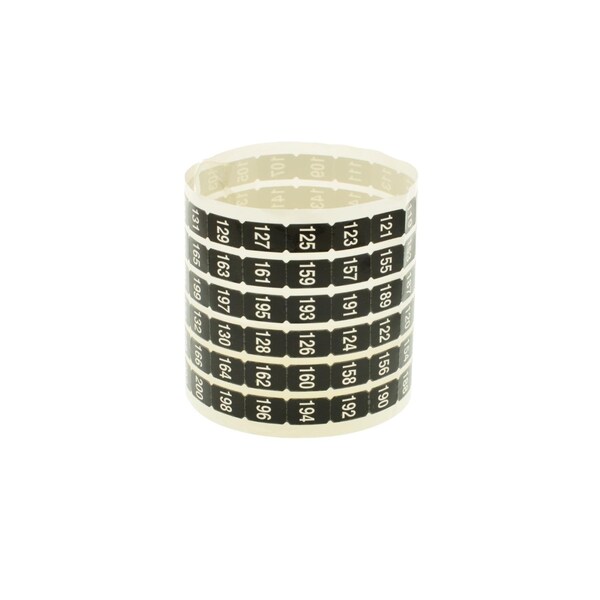 Square D NQ Panelboard, number strip, 103 to 204 - NQ204OE