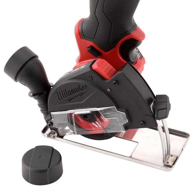 Sierra de corte inalámbrica Milwaukee M12 FUEL 12V de 3 pulgadas con batería de iones de litio de 4.0 Ah, cargador y estuche - 2522-21XC.