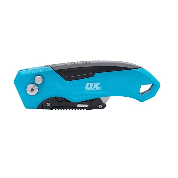 Ox Tools Pro Heavy-Duty Fixed Blade Folding Knife | Includes 3 Blades - OX-P224301