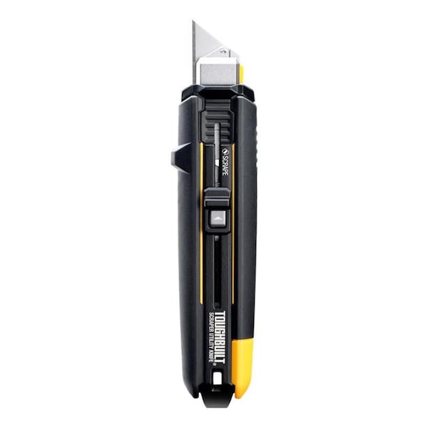Toughbuilt Industries 6.5 in. Sliding Scraper Utility Knife, Black - 1007087