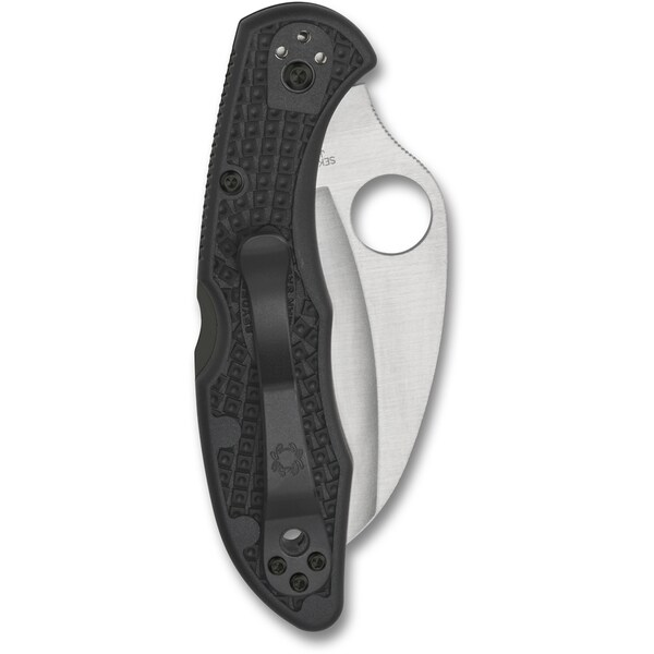 Spyderco 2024 Spyderco Tasman Salt 2 Lightweight Black H1 Plain - SPY-C106PBK2