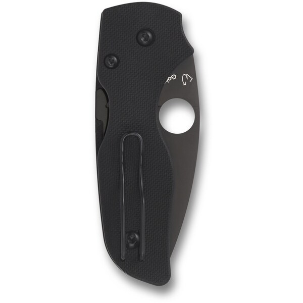 Spyderco 2024 Spyderco Lil' Native G-10 Black Black Blade/Compression Lock Plain - SPY-C230GPBBK